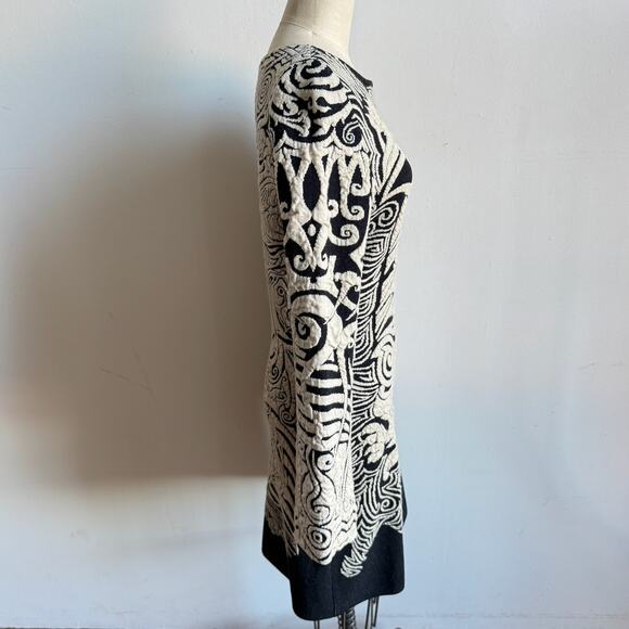 Vintage Y2K JEAN PAUL GAULTIER Iconic Wool Tattoo Dress - Picture 3 of 10